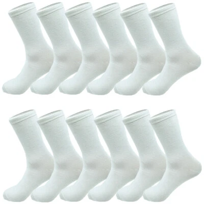 3-12 Pairs Women Girls Cotton Casual Athletic Sports Ankle Crew Socks Size 9-11 - Image 1 of 4
