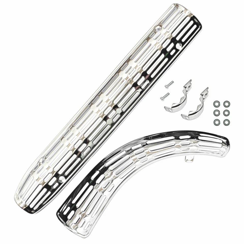 Honda CT200 CT 200 Boomerang Rear Exhaust Heat Shield Set 64-66 Muffler Pipe - Изображение 1 из 4