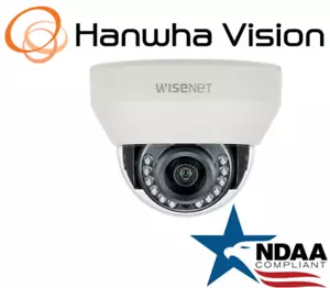 Hanwha Techwin HCV-7010RA 4MP analoge HD IR Vandal Dome Überwachungskamera 2,8 mm - Bild 1 von 3