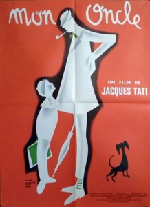 PÓSTER DE PELÍCULA FRANCÉS MEDIO REEDICIÓN RARA MON ONCLE - MY TUNE - TATI - RAE - Imagen 1 de 1