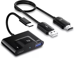 Anytrox USB C to HDMI Wireless Transmitter and Receiver, 2.4G/5G USB C to HDMI - Picture 1 of 7