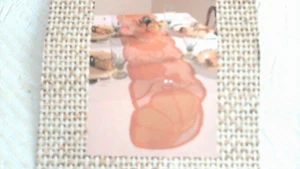 Pumpkin Tablerunner Copper Orange 72" x 14" Thin Lace style NEW IPack - Picture 1 of 3