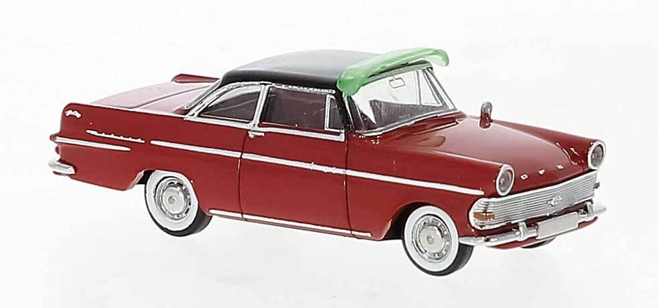 Opel P II 1960 купе Brekina 20070 масштаб HO - красный и черный - Изображение 1 из 1