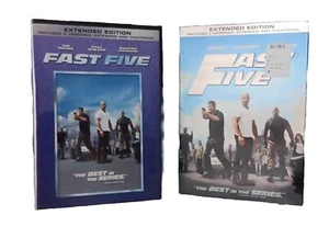 FAST FIVE DVD 2 VERSIONS EXTENDED and THEATRICAL EDITIONS VIN DIESAL NEW SEALED - Picture 1 of 13