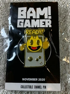 LE Pac Man ¡Listo! Caja de pasador esmalte bam exclusiva para jugador - Imagen 1 de 2