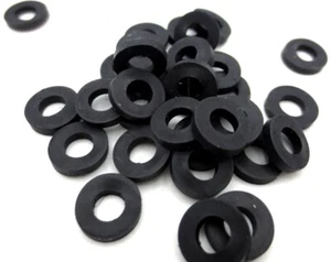 Espaciador de lavadora de goma, tiene 1/8 ID, 5/16" OD, 1/16" de grosor - Resistente a la intemperie UV - Imagen 1 de 12