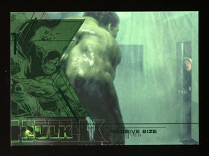 2003 Upper Deck The Hulk Film Massive Size #5
