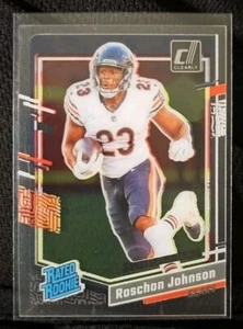 Roschon Johnson 2023 Donruss Clearly Rated Rookie RC  Chicago Bears #80 - Picture 1 of 2