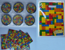 Brick theme party bag, puzzle maze, jigsaw, boy girl wedding filler