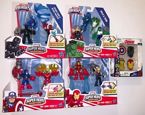 Playskool BLACK PANTHER & SP-MAN, THOR & HULK, CAP & FALCON, IRON MAN & HAWKEYE - Picture 1 of 10