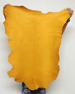 Waxy DISTRESSED Leather Hide for Crafts Hand Bags Cosplay Steampunk LARP Costume - Image 1 of 3