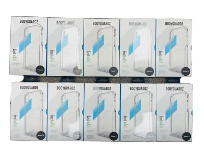 Funda transparente BodyGuardz Unequal AcePro para Apple iPhone Xs/X, (cantidad = 10)(R13) Foto 1 de 4