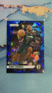 2024-25 Panini Prizm #218 Dennis Schroder , Nets Blue ice Prizm /125 - Picture 1 of 2