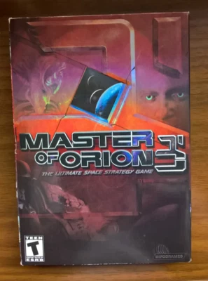 Master of Orion 3 The Ultimate Space Strategy Game (PC, 2002, CD-Box) - Immagine 1 di 4
