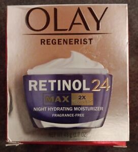 Olay Regenerist Retinol 24 MAX 2X B3  Night Cream Moisturizer - 1.7oz Fact. Seal