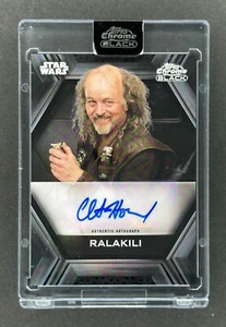 2022 Topps STAR WARS Chrome Black #AB-CH CLINT HOWARD as Ralakili AUTOGRAPH - Picture 1 of 2