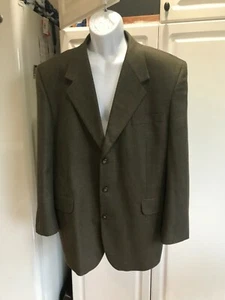 Gebrauchter Herren London Square Plus Blazer Gr. 44R braun kleine karierte Formen - Bild 1 von 6