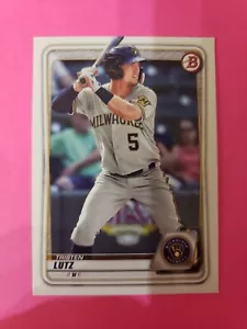 Tristen Lutz 2020 Bowman Draft BD-68 Paper Base, Milwaukee Brewers, Menge - Bild 1 von 2