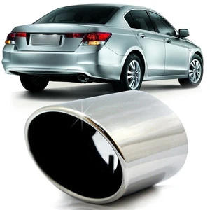 Pipe Tip Muffler Throat Stainless Steel Rear Tail 2010 2008 2009 2012 Accord US - Picture 1 of 5