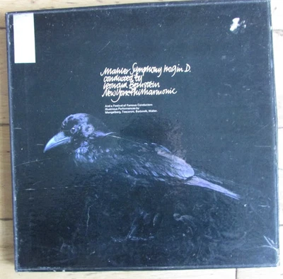 MAHLER LEONARD BERNSTEIN "SYMPHONY NO.9 IN D" 2x12" Vinyl Records SET CBS 77224 Foto 1 de 3