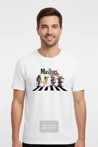 CAMISETA UNISEX HOMBRE MUJER SUBLIMACIÓN 100% POLIÉSTER MASTERS OF ROCK AND ROLL - Imagen 1 de 9