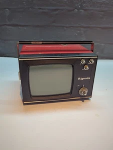 Vintage 1970s Rigonda Fiesta Russian B&W 6” TV Made in USSR Prop Spares Repairs - Picture 1 of 8