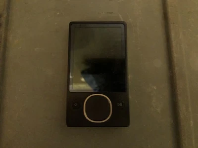 Microsoft Zune Model 80GB MP3 Player  Black 2nd Generation, For Parts, AS IS - Image 1 of 2