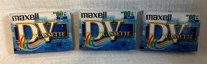 3x MAXELL - DV SP60 / LP90 DVM60SE Mini DV Videokassette - Neu & OVP - Bild 1 von 3