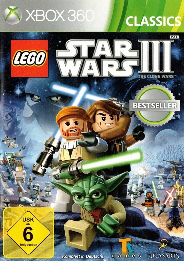 LEGO Star Wars 3: The Clone Wars (Classics, Bestseller) (XB360) - Bild 1 von 1