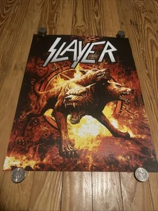 Slayer Hound of Hell Limited Edition Numbered Poster - Picture 1 of 6