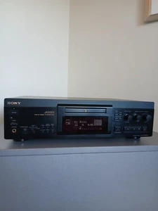 SONY MDS-JA30ES HIGH-END DRAWER LOADING MINIDISC PLAYER/RECORDER ORIGINAL REMOTE - Picture 1 of 16