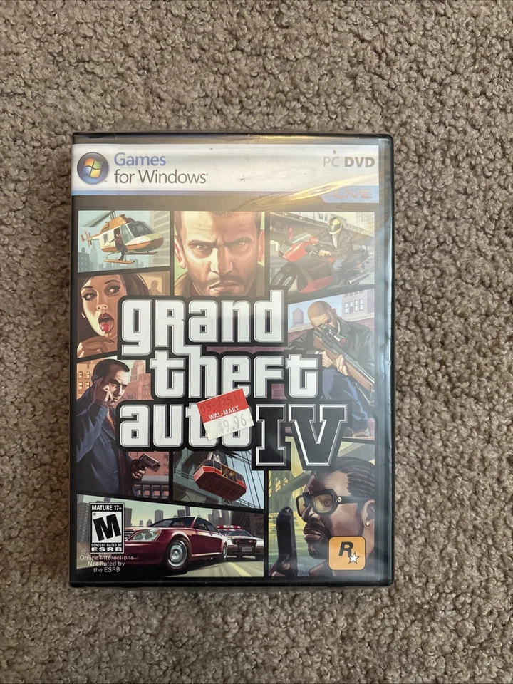 Grand Theft Auto IV - Standard Edition (PC, 2008) Brand New Sealed See Pics - Image 1 of 4