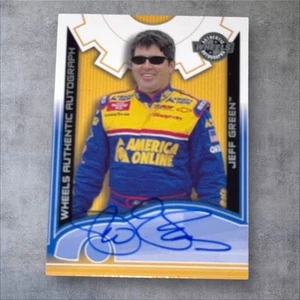 Jeff Green PACK PULLED RCR AOL CHEVY autographed card 2002 WHEELS AUTHENTICS - Picture 1 of 2