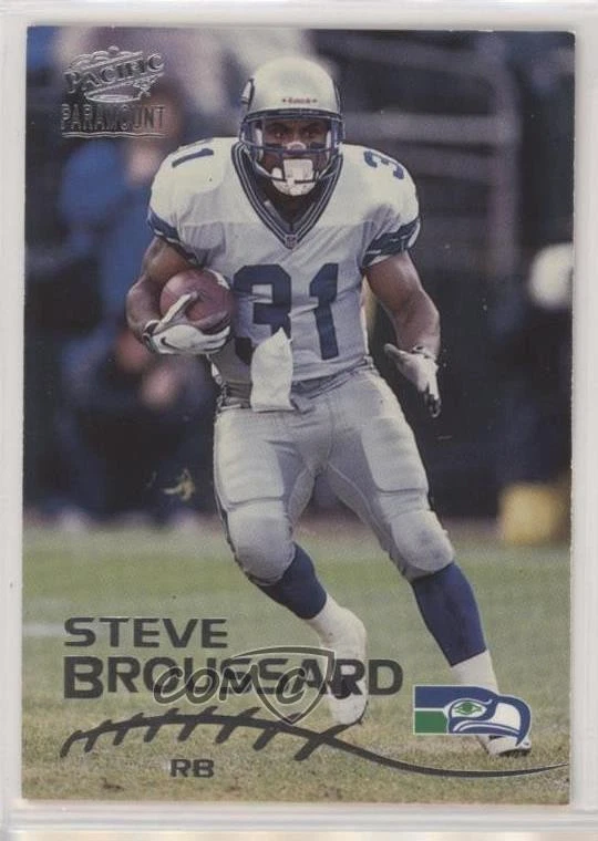 1998 Pacific Paramount Silver Steve Broussard #215 - Image 1 of 2