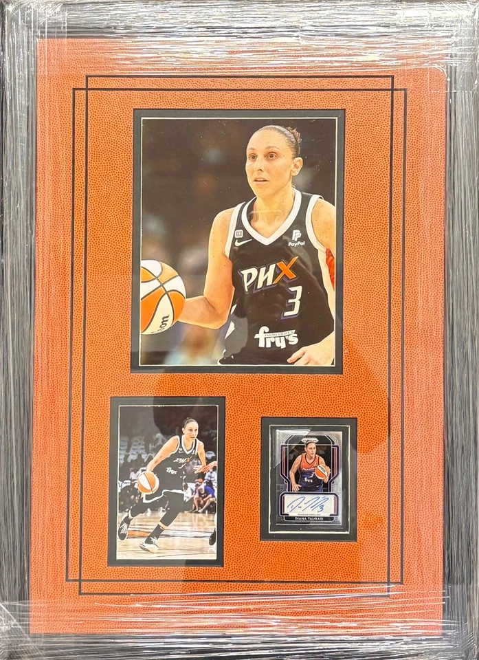 Diana Taurasi Mercury Hand Signed Auto Commemorative w- Card & Pebbled Mat - GTP - Image 1 of 1