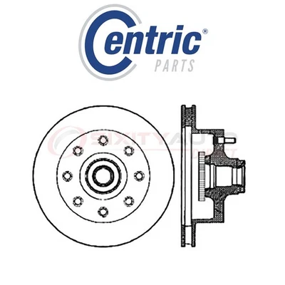 Centric C-TEK Disc Brake Rotor for 1994 Dodge B250 3.9L 5.2L 5.9L V6 V8 - dn - Image 1 of 4