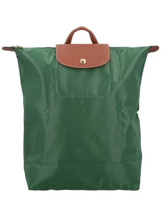Longchamp Le Pliage Original Medium Canvas Backpack Women's Green - Image 1 of 3