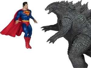 Juego de figuras de acción Multiverse Superman vs. Godzilla Deluxe - Imagen 1 de 4