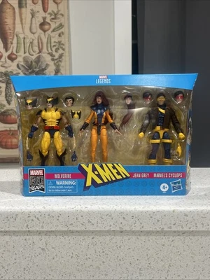 Marvel Legends X-Men Jean Grey, Cyclops, and Wolverine Legends Love Triangle Foto 1 de 4
