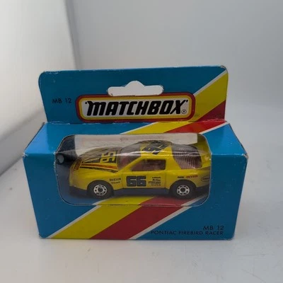VINTAGE MATCHBOX SUPERFAST MB12 PONTIAC FIREBIRD RACE CAR  - Image 1 of 4
