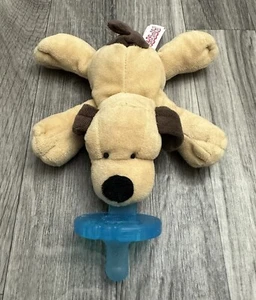 Mary Meyer Wubbanub 5" Plush Puppy Dog Pacifier Soother Lovey Stuffed Animal - Picture 1 of 9