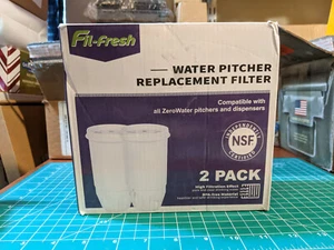 Fil-Fresh Water Filter Replacement for Zero Water ZR-017 ZR-001 ZR-003, 2 Pack - Picture 1 of 2