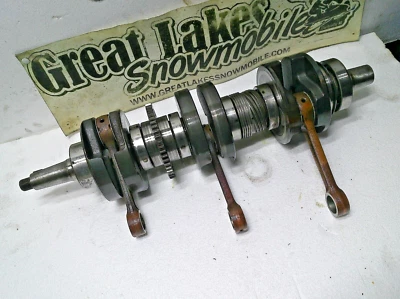 1997 1998 Polaris XCR 600 700 Ultra SPX 680 коленчатый вал тройной двигатель снегоход - Изображение 1 из 3