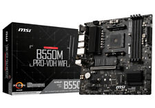 MSI B550M PRO-VDH AMD B550 Socket AM4 Micro ATX DDR4-SDRAM Motherboard