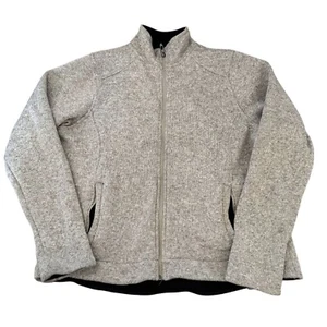 POLAR KING GRAY ZIP UP FLEECE SWEATER WOMANS XL | E2 - Picture 1 of 8