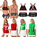 Womens Cheerleading Outfits Cosplay Costume Lingerie Nightwear with  Miniskirt