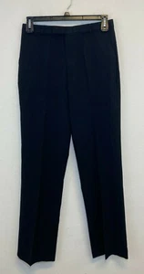 Calvin Klein Big Boys' Flat Front Pants Black Size 20 Reg - - Picture 1 of 3
