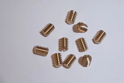 Meccano Schrauben 5/32"" BSW x 1/4"" lange Menge 10 Messing