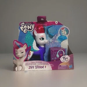 My Little Pony Sparkle Adventures ZIPP STORM White Pony Red Hair 2021 Hasbro - Picture 1 of 7