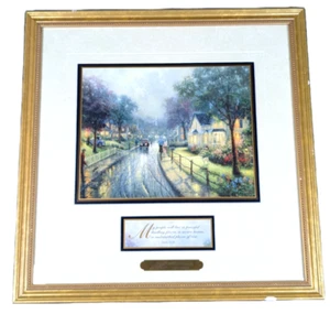 Hometown Memories - Large 14"+ inch Limited Edition Thomas Kinkade Print - 1997 - Picture 1 of 7